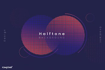 Halftone gradient background | Free stock vector - 591632