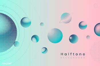 Halftone gradient background | Free stock vector - 591646
