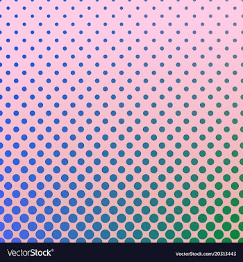 Halftone gradient dot pattern background vector image