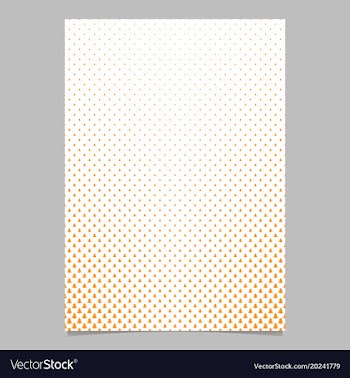 Halftone pine tree pattern brochure template vector image