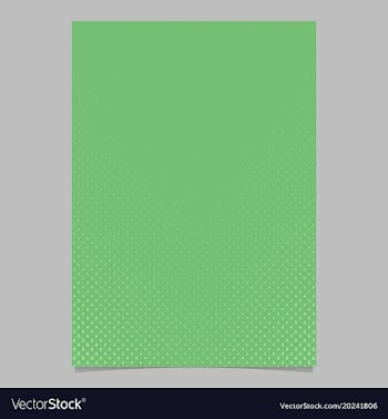 Halftone pine tree pattern brochure template vector image