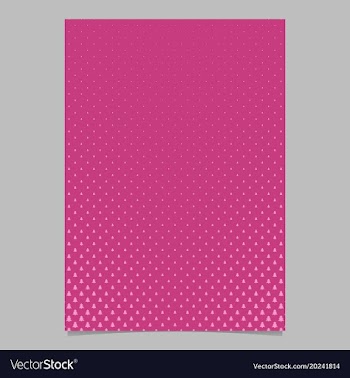 Halftone pine tree pattern brochure template vector image
