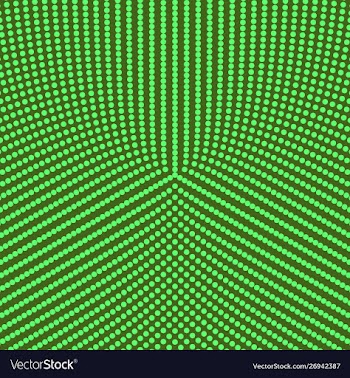 Halftone retro abstract round circle pattern vector image