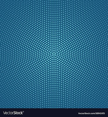 Halftone round circle pattern background vector image