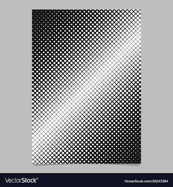 Halftone square pattern background brochure vector image