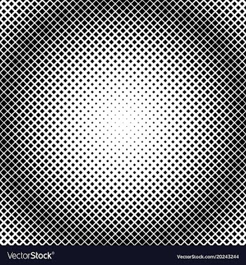 Halftone square pattern background template vector image