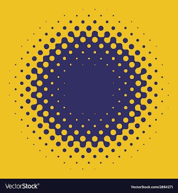 Halftone vector image