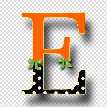 Halloween ABC Paper Letter Alphabet , letter e transparent background PNG clipart