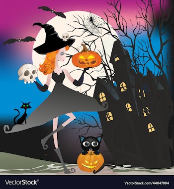 halloween and the witch