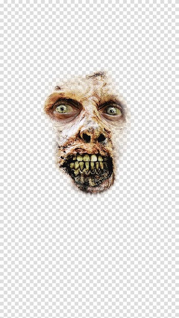 Halloween app Zombie Camera, face_ transparent background PNG clipart