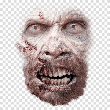 Halloween app Zombie Camera, face_ transparent background PNG clipart