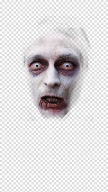 Halloween app Zombie Camera, face_ transparent background PNG clipart