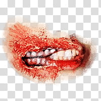 Halloween app Zombie Camera, mouth_ transparent background PNG clipart
