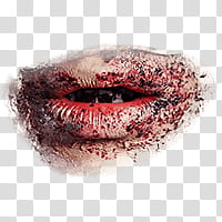 Halloween app Zombie Camera, mouth_ transparent background PNG clipart