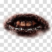 Halloween app Zombie Camera, mouth_ transparent background PNG clipart