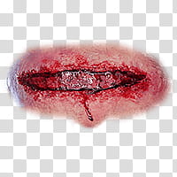 Halloween app Zombie Camera, scar_ transparent background PNG clipart