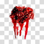 Halloween app Zombie Camera, thumb_bloody_ transparent background PNG clipart