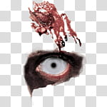 Halloween app Zombie Camera, thumb_eye_ transparent background PNG clipart