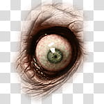 Halloween app Zombie Camera, thumb_eye_ transparent background PNG clipart