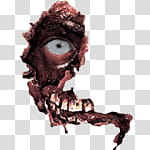 Halloween app Zombie Camera, thumb_eye_ transparent background PNG clipart