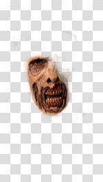 Halloween app Zombie Camera, thumb_face_ transparent background PNG clipart