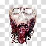 Halloween app Zombie Camera, thumb_face_ transparent background PNG clipart