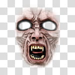 Halloween app Zombie Camera, thumb_face_ transparent background PNG clipart