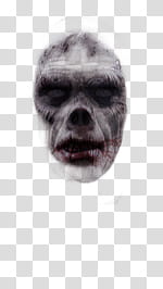 Halloween app Zombie Camera, thumb_face_ transparent background PNG clipart