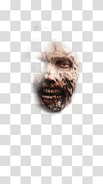 Halloween app Zombie Camera, thumb_face_ transparent background PNG clipart
