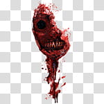 Halloween app Zombie Camera, thumb_face_ transparent background PNG clipart
