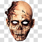 Halloween app Zombie Camera, thumb_face_ transparent background PNG clipart