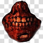Halloween app Zombie Camera, thumb_mouth_ transparent background PNG clipart
