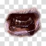 Halloween app Zombie Camera, thumb_mouth_ transparent background PNG clipart