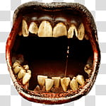 Halloween app Zombie Camera, thumb_mouth_ transparent background PNG clipart