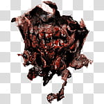 Halloween app Zombie Camera, thumb_mouth_ transparent background PNG clipart