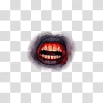 Halloween app Zombie Camera, thumb_mouth_ transparent background PNG clipart