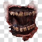 Halloween app Zombie Camera, thumb_mouth_ transparent background PNG clipart