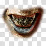 Halloween app Zombie Camera, thumb_mouth_ transparent background PNG clipart