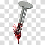 Halloween app Zombie Camera, thumb_piercing_ transparent background PNG clipart