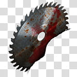 Halloween app Zombie Camera, thumb_piercing_ transparent background PNG clipart