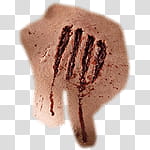 Halloween app Zombie Camera, thumb_scar_ transparent background PNG clipart
