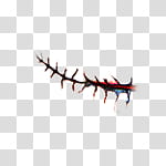 Halloween app Zombie Camera, thumb_scar_ transparent background PNG clipart