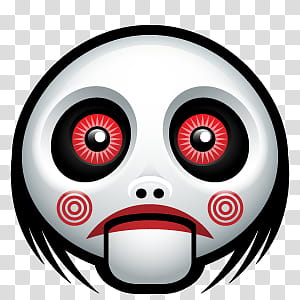Halloween Avatars, grey and red character illustration transparent background PNG clipart