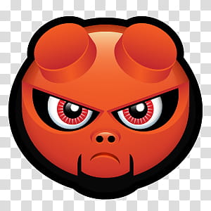 Halloween Avatars, Hellboy icon transparent background PNG clipart