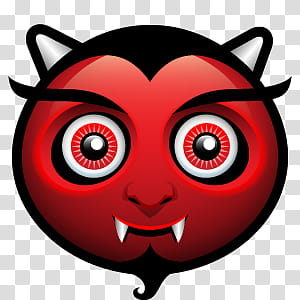 Halloween Avatars, red devil icon transparent background PNG clipart