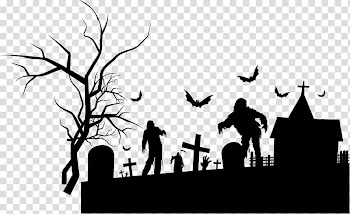Halloween background elements transparent background PNG clipart