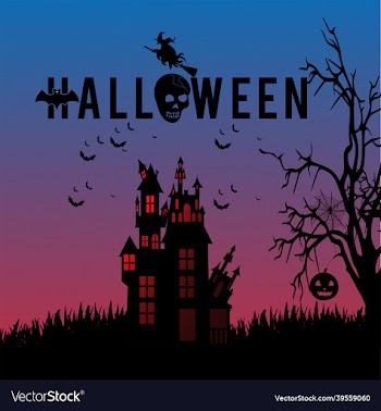 halloween background template