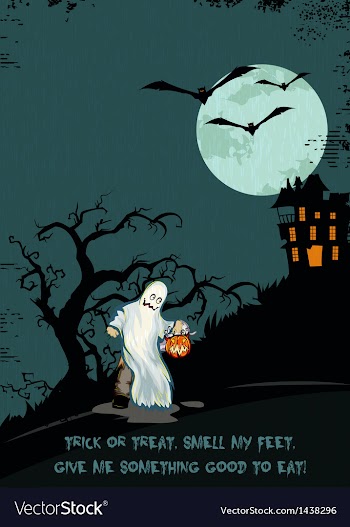 Halloween background vector image