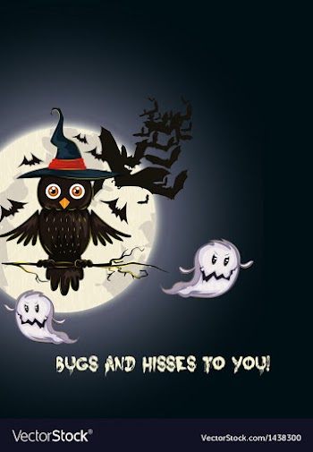 Halloween background vector image