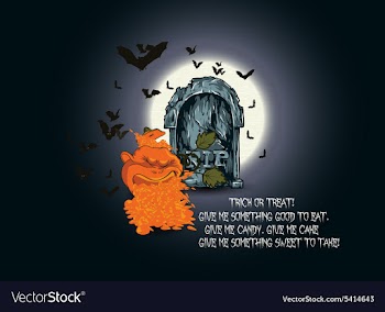Halloween background vector image